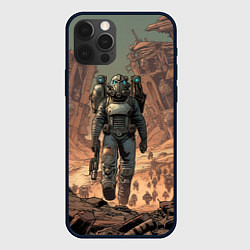 Чехол для iPhone 12 Pro Max Fallout пустоши, цвет: 3D-черный