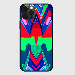 Чехол для iPhone 12 Pro Max Abstract mirror composition, цвет: 3D-черный