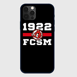 Чехол для iPhone 12 Pro Max 1922 FCSM, цвет: 3D-черный