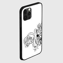 Чехол для iPhone 12 Pro Max Токсичный зомби, цвет: 3D-черный — фото 2