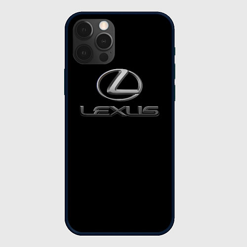 Чехол iPhone 12 Pro Max Lexus brend sport / 3D-Черный – фото 1