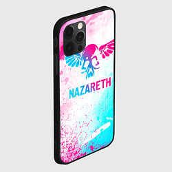 Чехол для iPhone 12 Pro Max Nazareth neon gradient style, цвет: 3D-черный — фото 2