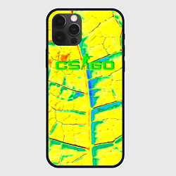 Чехол для iPhone 12 Pro Max Cs go cracks skin, цвет: 3D-черный