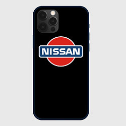 Чехол для iPhone 12 Pro Max Nissan auto, цвет: 3D-черный