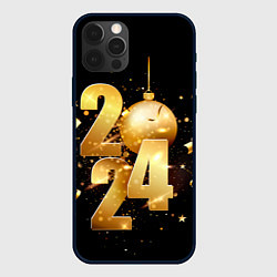 Чехол для iPhone 12 Pro Max Новый 2024 год, цвет: 3D-черный