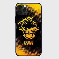 Чехол для iPhone 12 Pro Max Goblin Slayer - gold gradient, цвет: 3D-черный