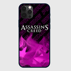 Чехол iPhone 12 Pro Max Assassins Creed pro gaming: символ сверху