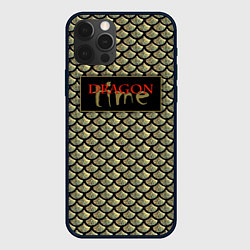Чехол для iPhone 12 Pro Max Время дракона 2024, цвет: 3D-черный