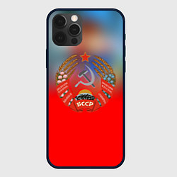 Чехол для iPhone 12 Pro Max Belarus ussr, цвет: 3D-черный