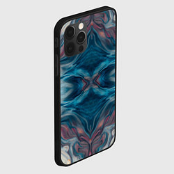 Чехол для iPhone 12 Pro Max Абстрактные краски, цвет: 3D-черный — фото 2