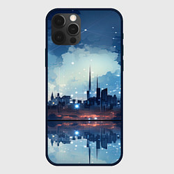 Чехол для iPhone 12 Pro Max Хрустальный город, цвет: 3D-черный
