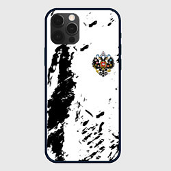Чехол для iPhone 12 Pro Max Россия спорт краски герб, цвет: 3D-черный