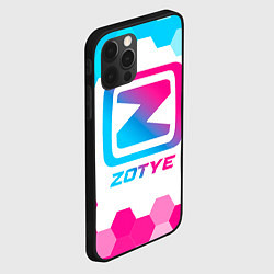 Чехол для iPhone 12 Pro Max Zotye neon gradient style, цвет: 3D-черный — фото 2