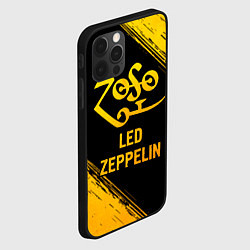 Чехол для iPhone 12 Pro Max Led Zeppelin - gold gradient, цвет: 3D-черный — фото 2