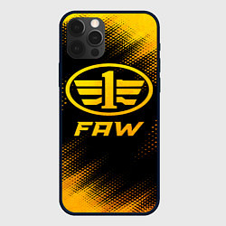 Чехол для iPhone 12 Pro Max FAW - gold gradient, цвет: 3D-черный
