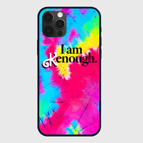 Чехол iPhone 12 Pro Max I am kenough - meme / 3D-Черный – фото 1