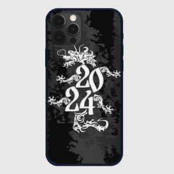 Чехол для iPhone 12 Pro Max Дракон форма 2024, цвет: 3D-черный