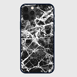 Чехол для iPhone 12 Pro Max Абстракция - паутина, цвет: 3D-черный