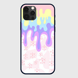 Чехол для iPhone 12 Pro Max Млечный взгляд, цвет: 3D-черный