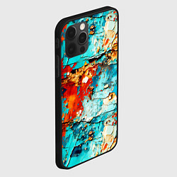 Чехол для iPhone 12 Pro Max Голубая ржавчина, цвет: 3D-черный — фото 2