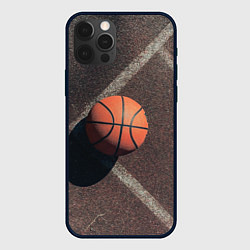Чехол для iPhone 12 Pro Max Мяч баскетбольный, цвет: 3D-черный