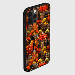 Чехол для iPhone 12 Pro Max Осенний город на горе, цвет: 3D-черный — фото 2