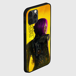 Чехол для iPhone 12 Pro Max Cyberpunk 2077: Songbird, цвет: 3D-черный — фото 2