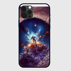 Чехол для iPhone 12 Pro Max Astranaut звездный скиталец, цвет: 3D-черный