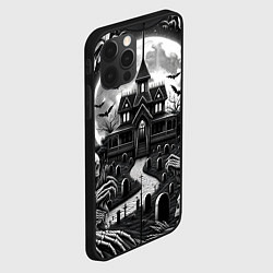 Чехол для iPhone 12 Pro Max Дом с привидениями, цвет: 3D-черный — фото 2