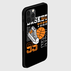 Чехол для iPhone 12 Pro Max Basketball New York, цвет: 3D-черный — фото 2