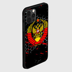Чехол для iPhone 12 Pro Max Возрождение СССР, цвет: 3D-черный — фото 2