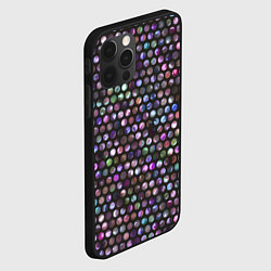 Чехол для iPhone 12 Pro Max Пайетки, цвет: 3D-черный — фото 2