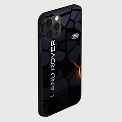 Чехол для iPhone 12 Pro Max Land Rover - плиты с эффектом свечения, цвет: 3D-черный — фото 2