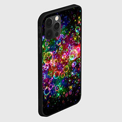 Чехол для iPhone 12 Pro Max Мыльные пузырики, цвет: 3D-черный — фото 2