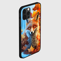 Чехол для iPhone 12 Pro Max Лиса осень-зима, цвет: 3D-черный — фото 2