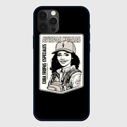 Чехол для iPhone 12 Pro Max Avispas Negras - Кубинский спецназ, цвет: 3D-черный