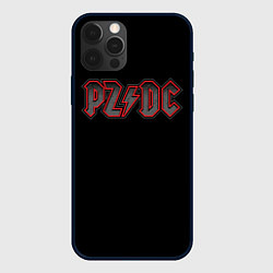 Чехол для iPhone 12 Pro Max PZDC - ACDC, цвет: 3D-черный