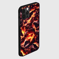 Чехол для iPhone 12 Pro Max Бурлящая лава, цвет: 3D-черный — фото 2