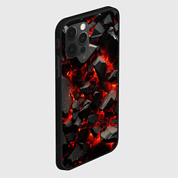 Чехол для iPhone 12 Pro Max Гармоничная геометрия, цвет: 3D-черный — фото 2