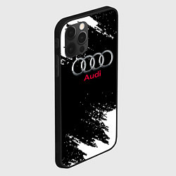 Чехол для iPhone 12 Pro Max AUDI sport краски, цвет: 3D-черный — фото 2