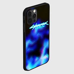 Чехол для iPhone 12 Pro Max Cyberpunk 2077 fire, цвет: 3D-черный — фото 2