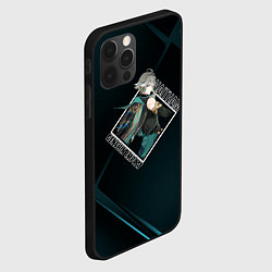 Чехол для iPhone 12 Pro Max Аль-Хайтам в ромбе, цвет: 3D-черный — фото 2