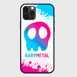 Чехол для iPhone 12 Pro Max Babymetal neon gradient style, цвет: 3D-черный