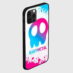 Чехол для iPhone 12 Pro Max Babymetal neon gradient style, цвет: 3D-черный — фото 2