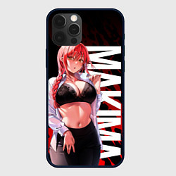 Чехол для iPhone 12 Pro Max Макима в офисной одежде, цвет: 3D-черный
