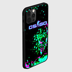 Чехол для iPhone 12 Pro Max Counter strike neon skin, цвет: 3D-черный — фото 2
