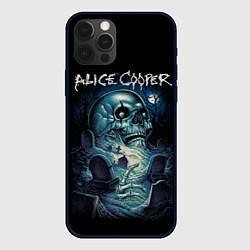 Чехол для iPhone 12 Pro Max Night skull Alice Cooper, цвет: 3D-черный