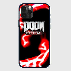 Чехол для iPhone 12 Pro Max Doom eternal storm, цвет: 3D-черный
