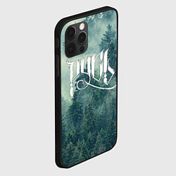 Чехол для iPhone 12 Pro Max Русь - славянский лес, цвет: 3D-черный — фото 2