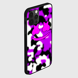 Чехол для iPhone 12 Pro Max Marshmello camo, цвет: 3D-черный — фото 2